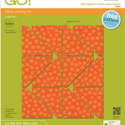 GO! Half Square - 2" Finished Triangle