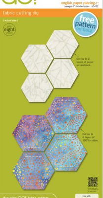 GO! English Paper Piecing Hexagon - 1" Finished Sides
