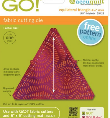 GO! Equilateral Triangle - 4.25" Finished Sides