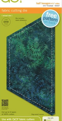 GO! Half Hexagon - 4.25" Finished